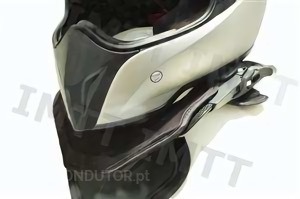Does the neck protector contribute to a motorcyclist's passive safety?