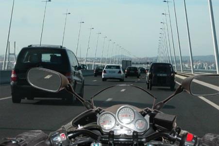I am riding very close to the traffic lane on my left. Am I riding correctly?